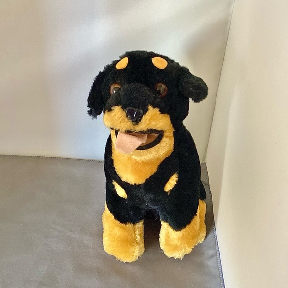 Toys | Vintage Rottweiler Plush Stuffed Animal 8 Ohio Reg 35549 Tx ...